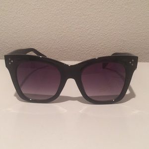 Black Celine style sunglasses